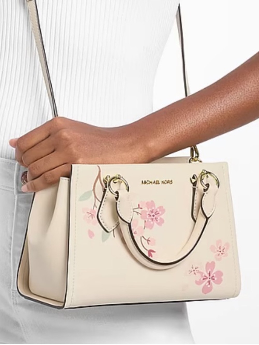 MICHAEL KORS Marilyn Small Embellished Satchel Crossbody Bag